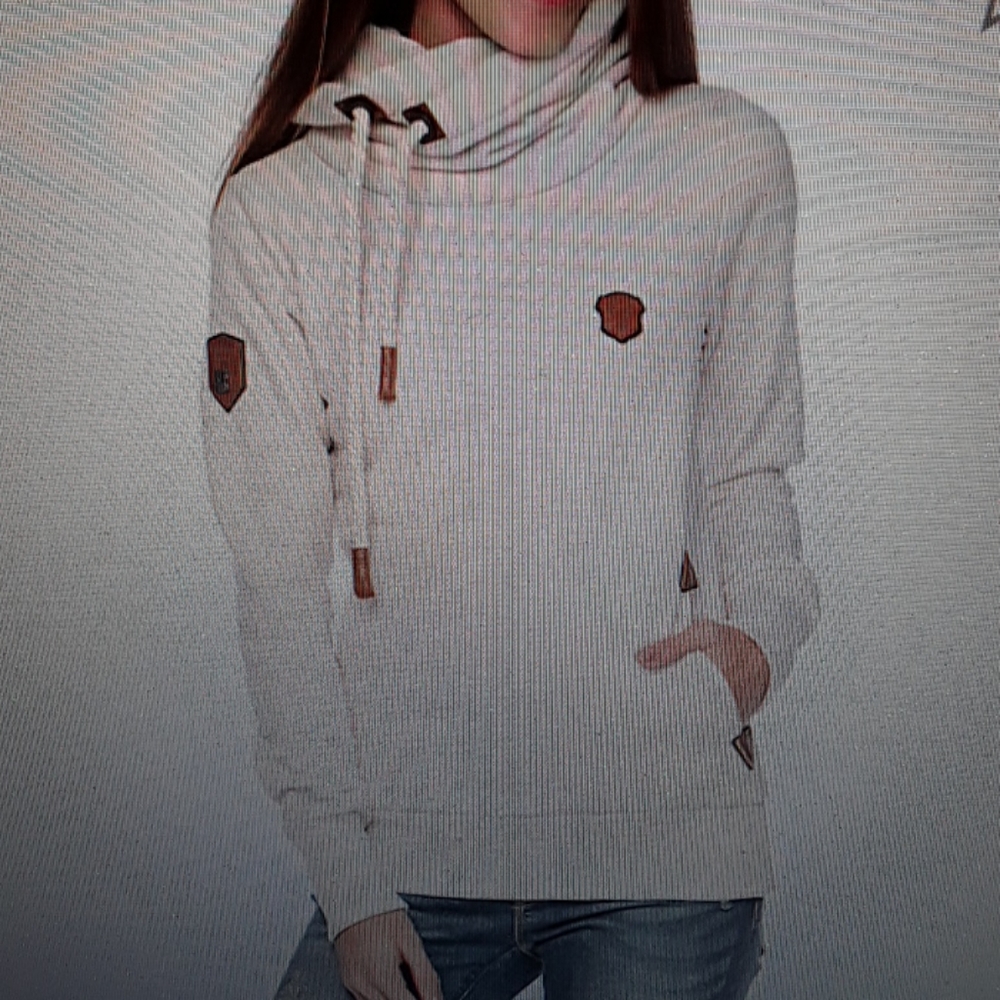 Naketano Darth X Oatmeal  Hoodie . Size Medium
